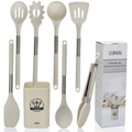 Kit Utensílios Silicone e Aço Inox 8 Peças Premium – Alta Durabilidade e Segurança.
