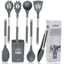 Kit Utensílios Silicone e Aço Inox 8 Peças Premium – Alta Durabilidade e Segurança.