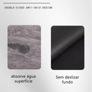 Kit 2 Tapetes de Cozinha - Borracha Antiderrapante, Super Absorvente e Secagem Rápida 120*34cm+60*34cm