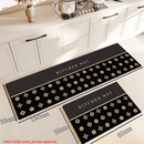 Kit 2 Tapetes Cozinha Antiderrapante Premium – Absorvente, Sofisticado e secagem rápida.