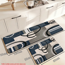 Kit 2 Tapetes Cozinha Antiderrapante Premium – Absorvente, Sofisticado e secagem rápida.