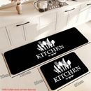 Kit 2 Tapetes Cozinha Antiderrapante Premium – Absorvente, Sofisticado e secagem rápida.