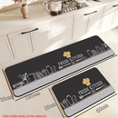 Kit 2 Tapetes Cozinha Antiderrapante Premium – Absorvente, Sofisticado e secagem rápida.