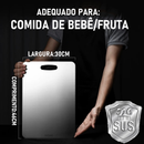 Tábua de Corte Inox 316 Premium – Anti Mofo, Não Retém Cheiros