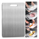 49X60cm Tábua De Corte 316 Aço Inoxidável Antibacteriana À Prova De Mofo tábua de cozinha